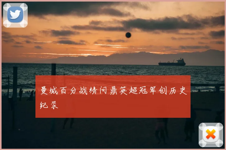 曼城百分战绩问鼎英超冠军创历史纪录